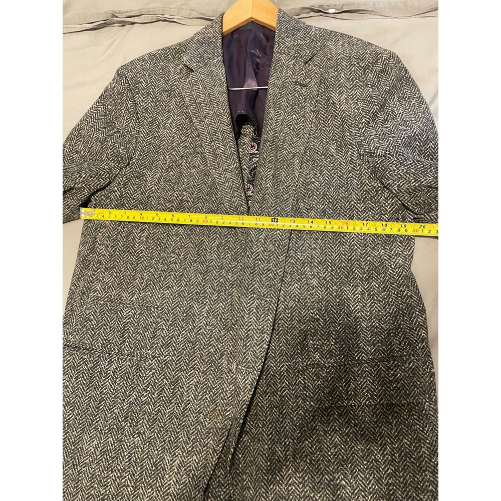 Alexander Julian - The “Tweed” herring bone sport coat / 46R - Picture 7 of 13